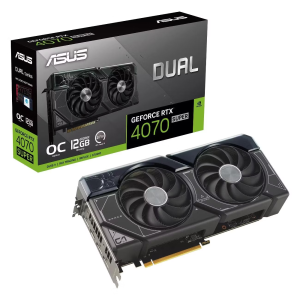Видеокарта ASUS Dual GeForce RTX 4070 SUPER OC Edition 12GB GDDR6X